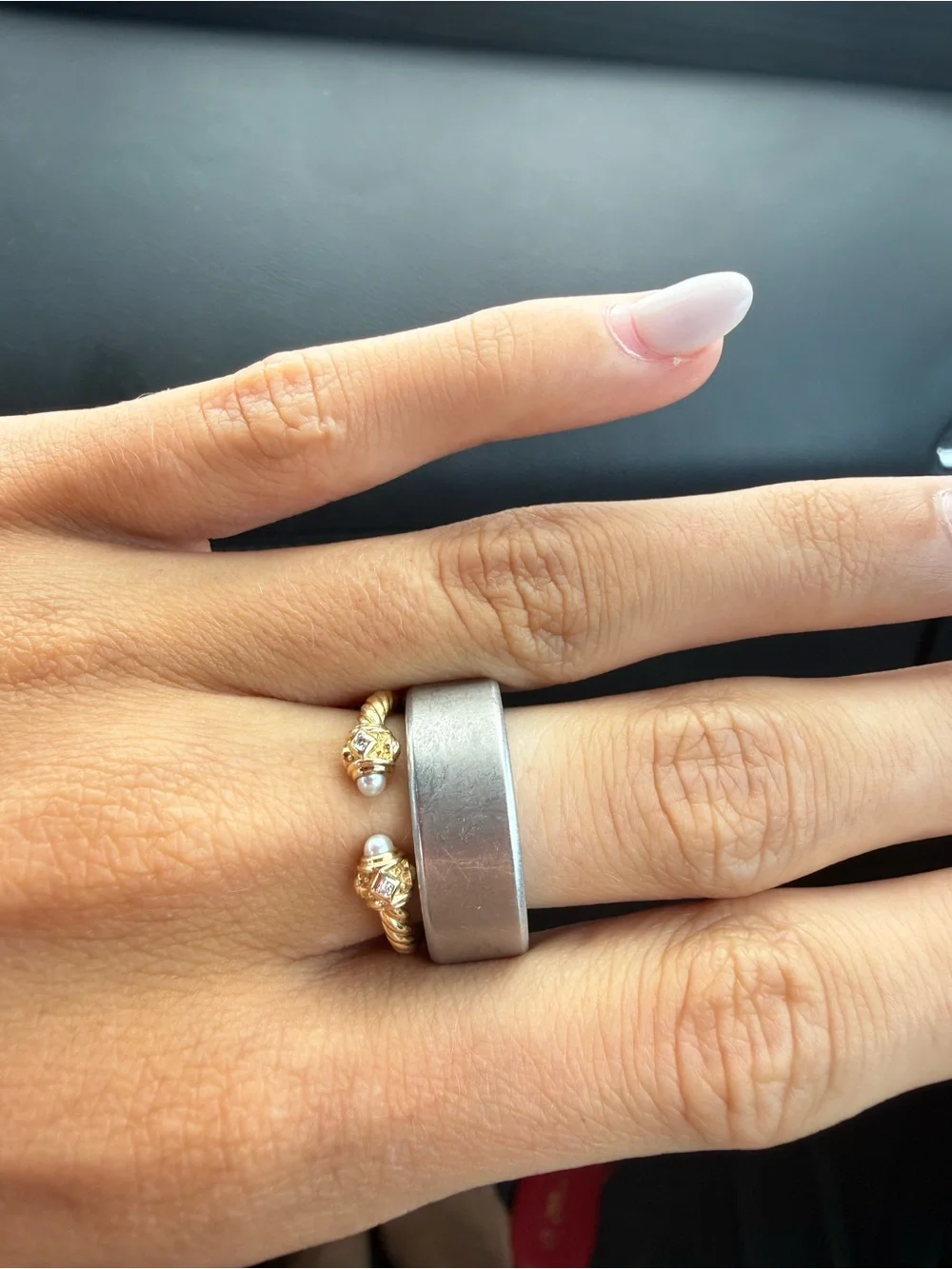 Oura Ring 4 - Brushed Silver - Size 7